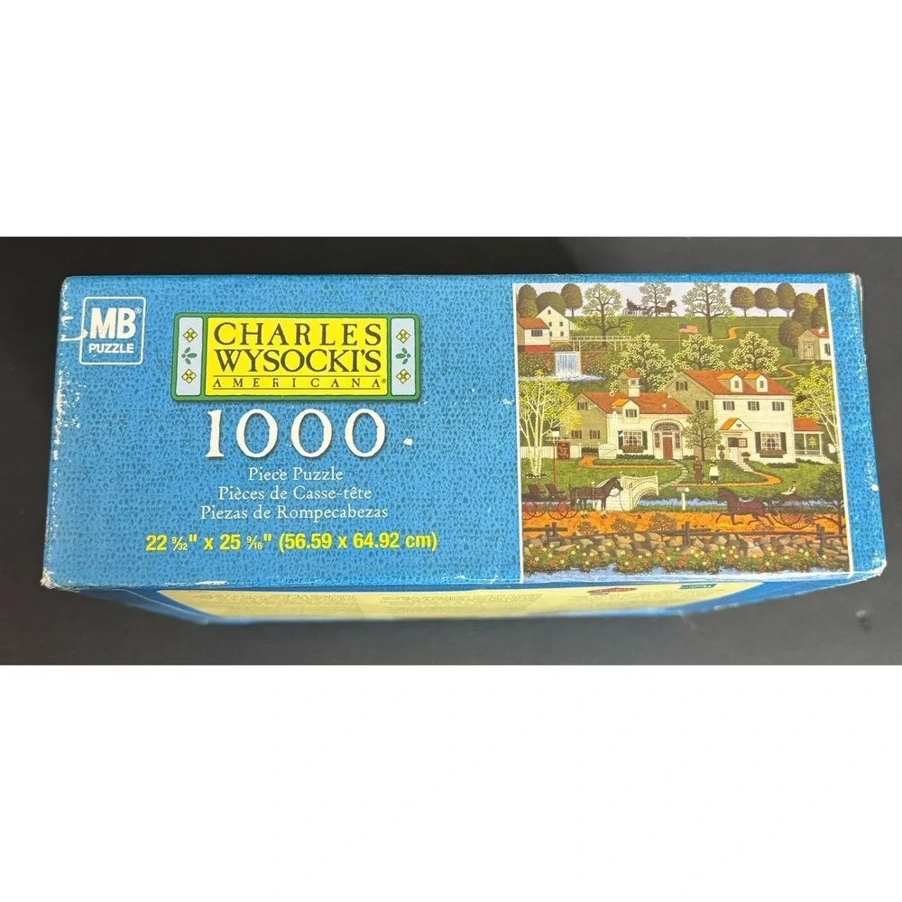 Charles Wysocki Gingernut Valley Jigsaw Puzzle 2003 Milton Bradley 1000 Pc NEW